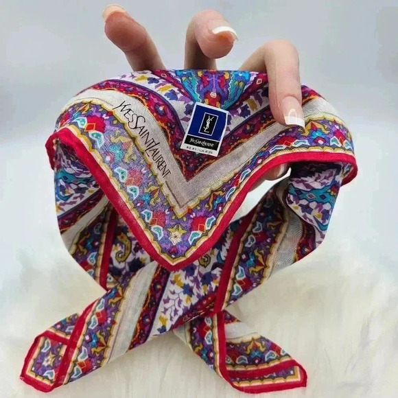 YSL Luxury  Pattern Design Neckerchief - Picture 1 of 6